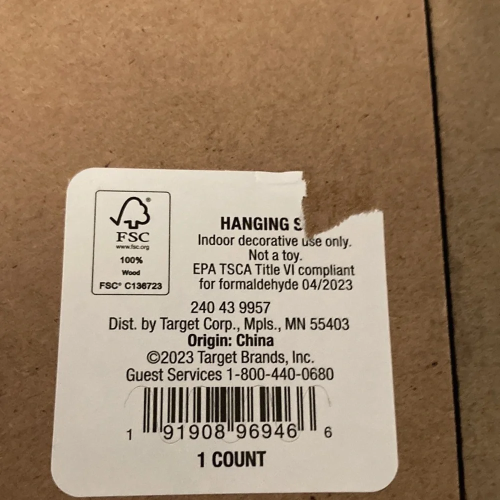 COPY - Target Halloween 2023 Haunt You Later Hanging Sign